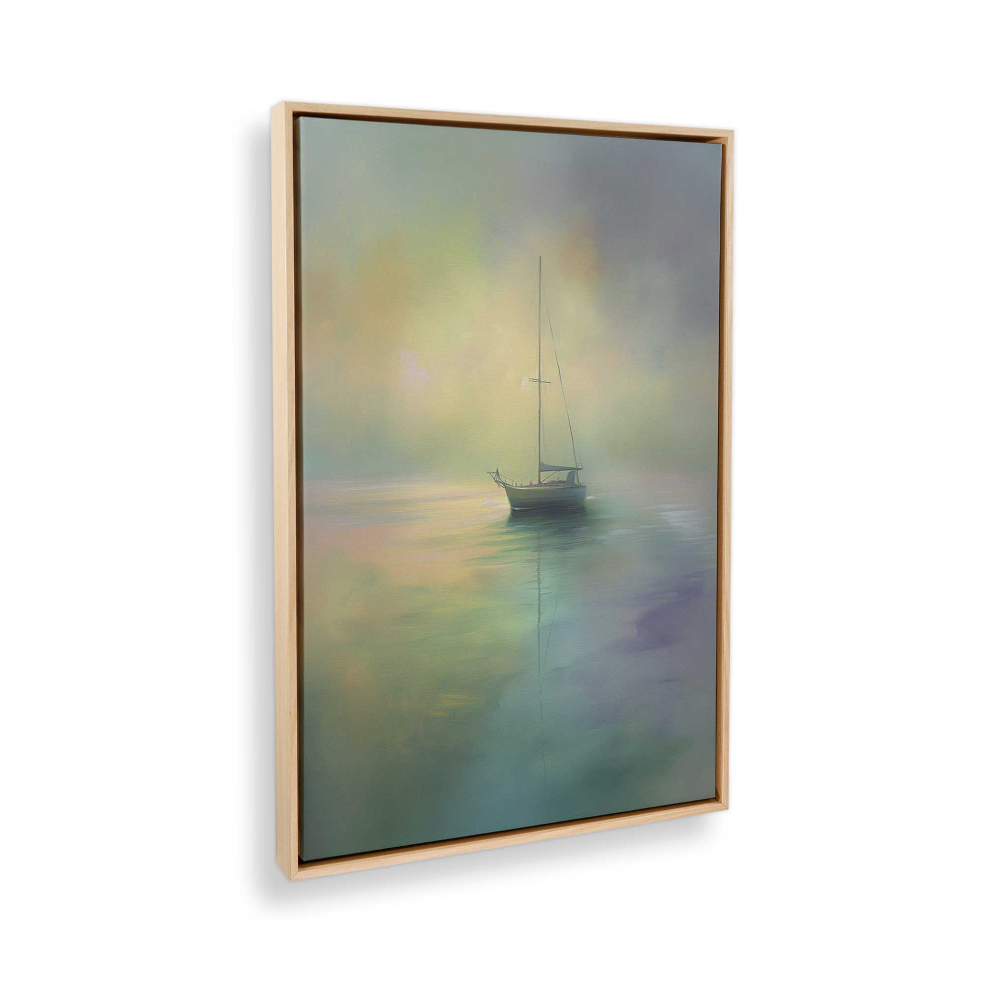 Guiding Light v1 Canvas Wall Art Print - Modern Home Decor for Living Room, Bedroom & Office