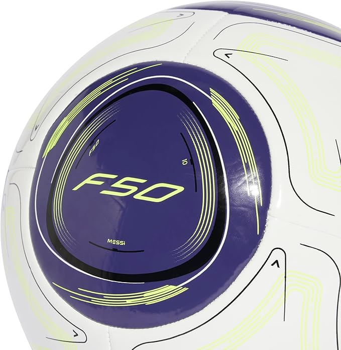 Adidas F50 Messi Club Soccer Ball JG3873 - Official Match Football for Training & Games - Perfect for Professional Players and Soccer Enthusiasts