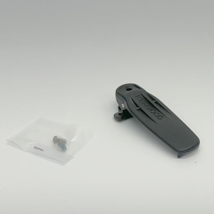 Kenwood KBH 11 Remote Speaker Microphone Clip - Belt Clip or Lapel Clip for Two-Way Radios | Perfect for Security, Construction & Outdoor Communication