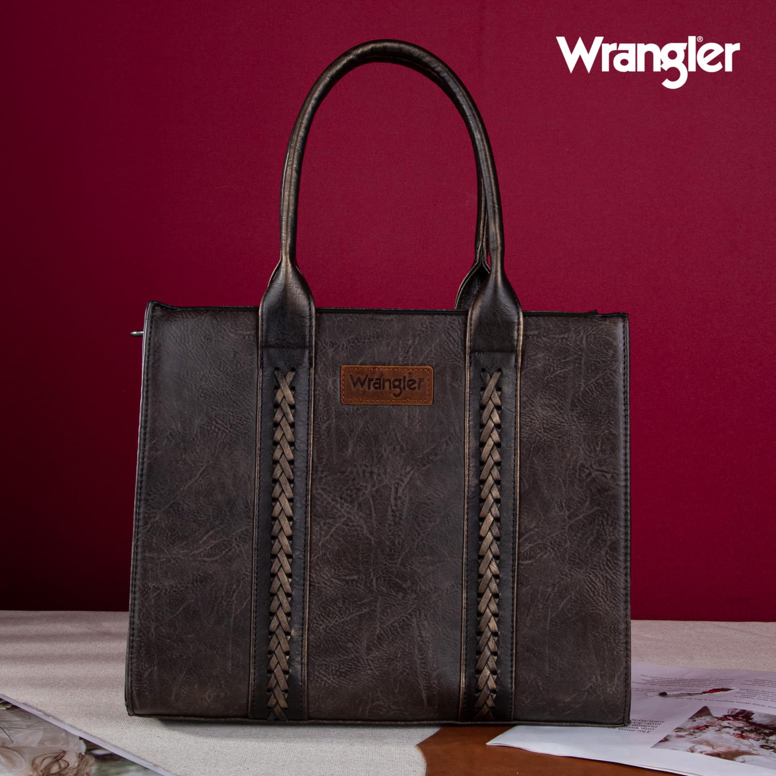 Wrangler Women's Adjustable Crossbody Purse for Daily Use