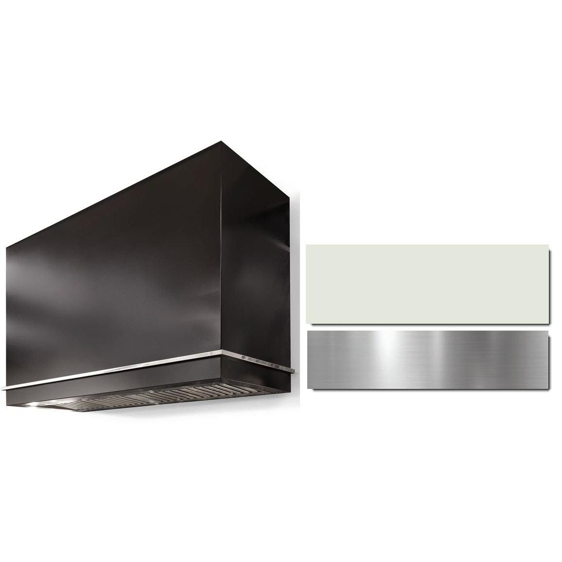 AGA 48 Inch Wall Mount Range Hood - AH4854LGEWHTBN - Professional Stainless Steel Kitchen Vent Hood with Powerful Extraction - Perfect for Modern Kitchens & Open Concept Homes