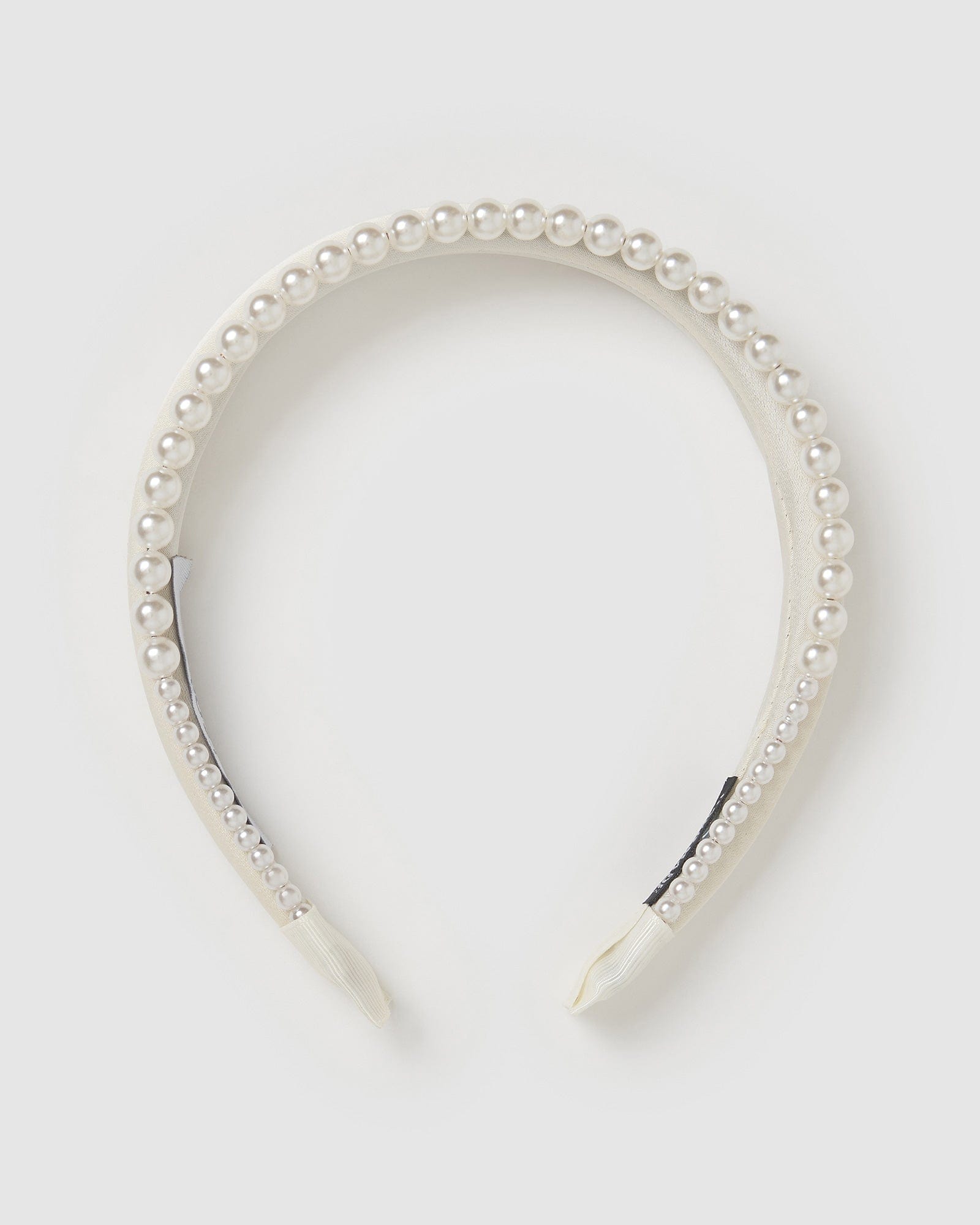 Izoa Alice Headband White - Elegant Hair Accessory for Women, Perfect for Weddings, Parties & Everyday Use