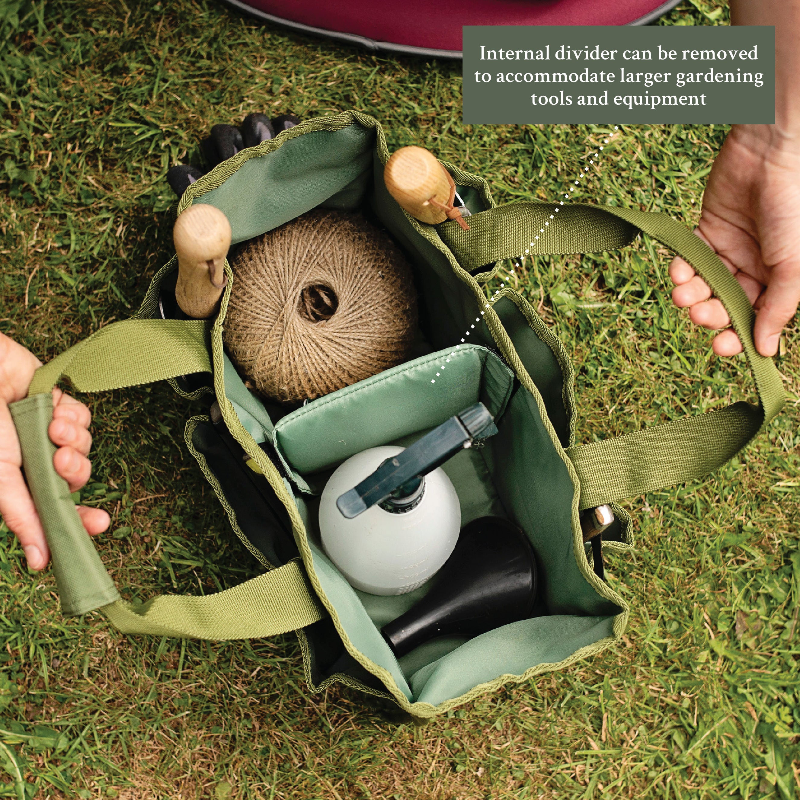 Thistlewood Garden Tool Storage Bag - Heavy Duty Waterproof Organizer for Gardening Tools - Perfect for Outdoor, Yard, and Garden Storage