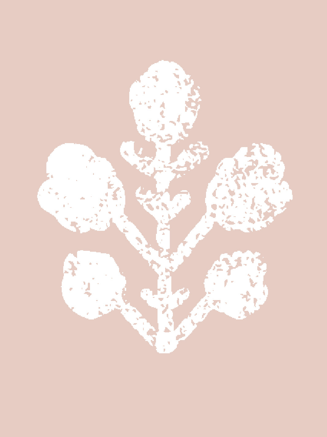 Sugar Paper Rose Ensley Large Wallpaper - Premium Peel and Stick Wallpaper for Living Room, Bedroom, and Home Decor