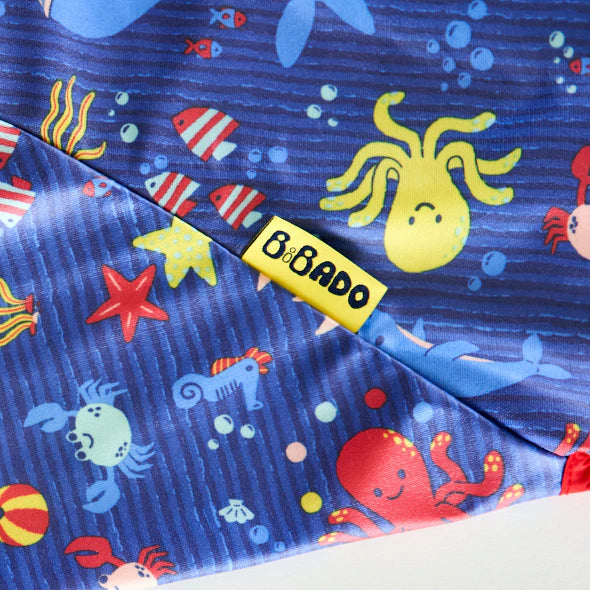 BIBaDO Award-Winning Baby Weaning Coverall Bib - Waterproof & Adjustable for Messy Mealtime - Perfect for Infants & Toddlers Learning to Eat Independently