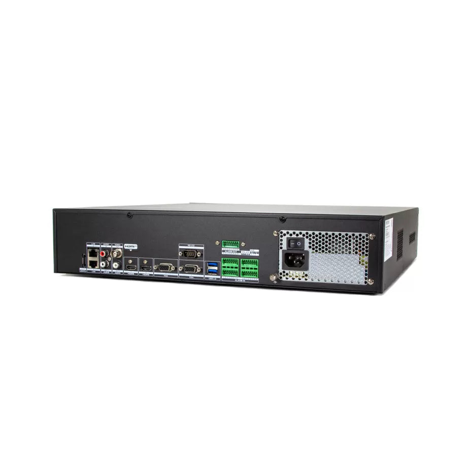 DS-9664NI-M8 64 Channel Network Video Recorder (NVR) for 64 IP Cameras - Professional Security Surveillance System for Home & Business Use