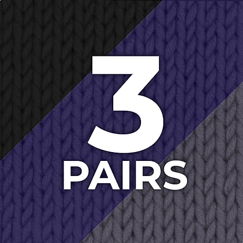 1 Pair Black, 1 Pair Grey, 1 Pair Navy