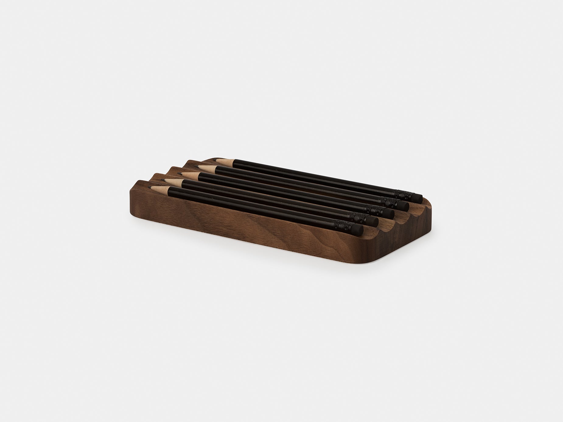 Premium Wooden Pen Tray Organizer by OakyBlocks - Stylish Desk Accessory for Pens, Pencils & Office Supplies | Perfect for Home Office, Study Desk & Gift Giving