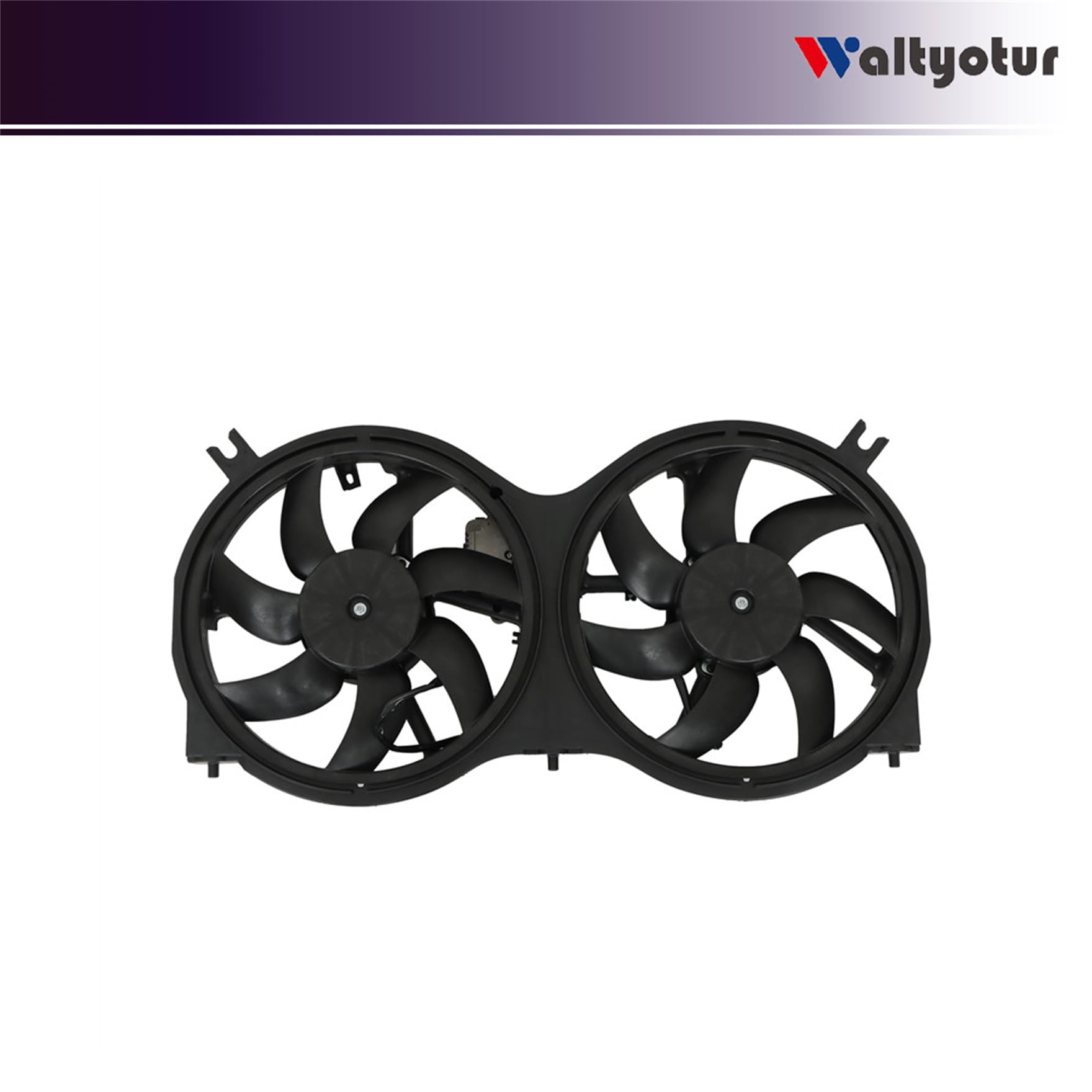 High-Performance Dual Radiator Fan with Control Module - Compatible with 2013-2018 Nissan Pathfinder, 2014-2018 Infiniti QX60, 2013 Infiniti JX35 (Part #621-586, 621586, 214813JA2E, NI3115149) - Perfect for Engine Cooling & Overheating Prevention
