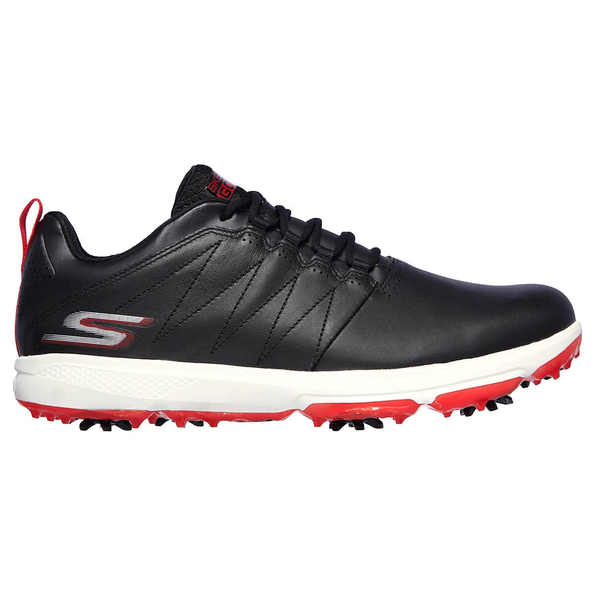 Skechers Men's Pro 4 Legacy Golf Shoes - White/Navy - Comfortable & Lightweight Golf Footwear for Men - Perfect for Golf Course & Casual Wear