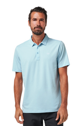 TravisMathew Men's Heater Polo Shirt - Comfortable & Stylish Golf & Casual Wear for Men | Perfect for Golfing, Office & Outdoor Activities
