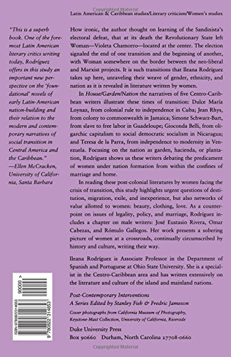 House, Garden, Nation: Gender & Ethnicity in Post-Colonial Latin American Women's Literature - Perfect for Academic Studies & Cultural Research