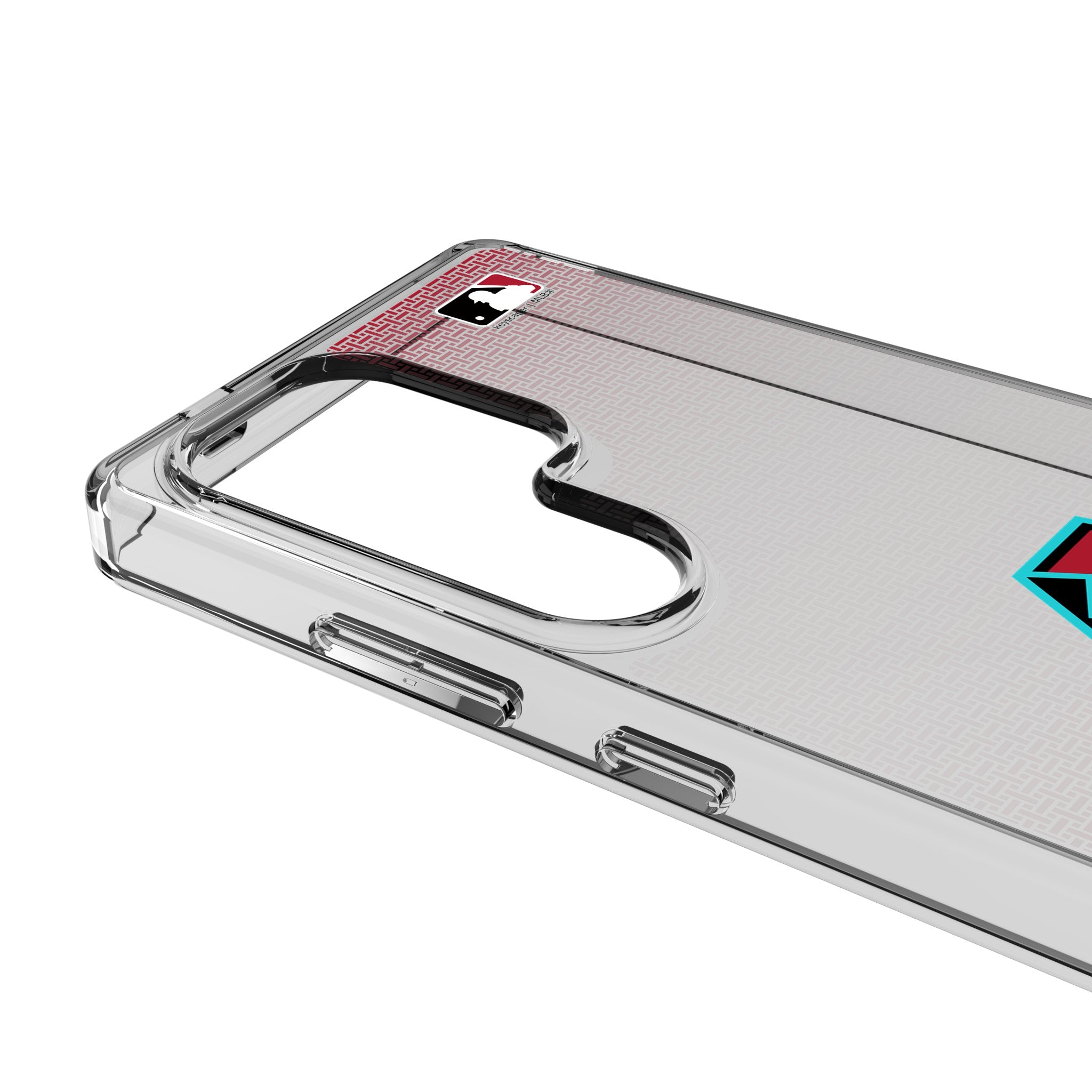 Arizona Diamondbacks Clear Linen Phone Case for Samsung Galaxy - Slim Protective Cover for Everyday Use & Sports Events