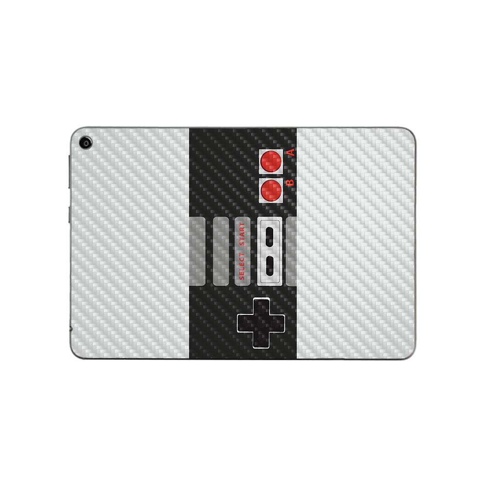 MightySkins Carbon Fiber Skin for Amazon Fire HD 8 (2020) - Retro Gamer 3 | Protective Durable Textured Cover | Easy to Apply | Made in USA | Perfect for Gaming, Travel & Everyday Use