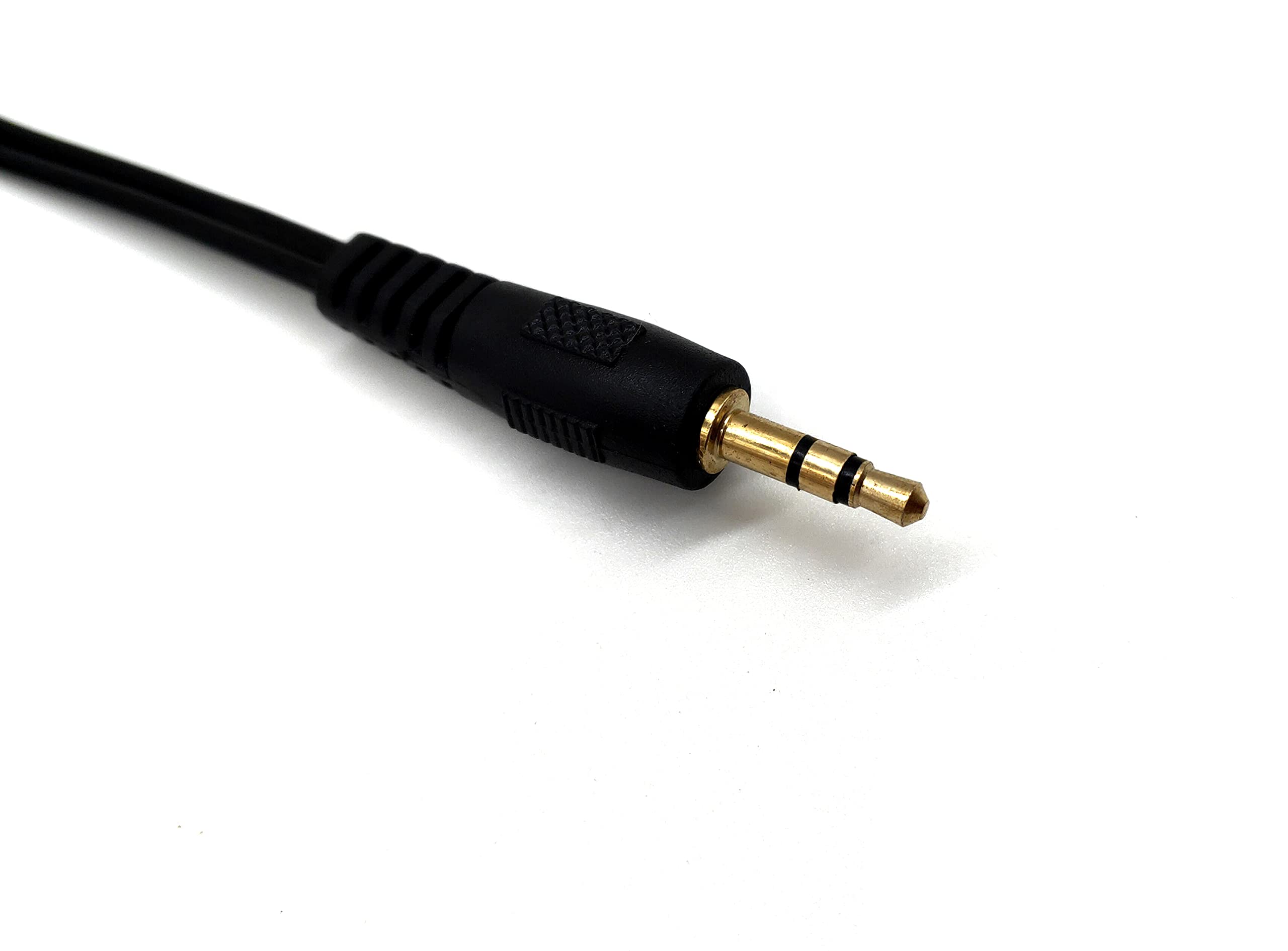 Qaoquda 3.5mm Stereo Y Splitter Cable - Coiled Audio Extension Cord with 1 Male to 2 Female Connectors for Headphones, Speakers, Home & Car Audio Systems - Perfect for Sharing Music, Gaming Headsets, and Multi-Device Audio Setups