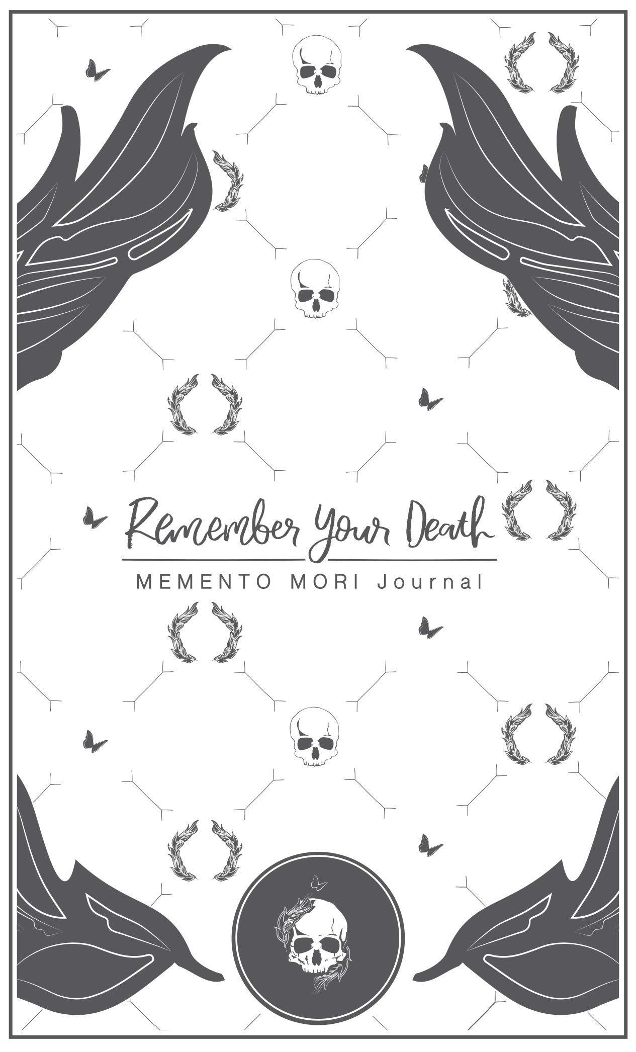 Memento Mori Journal - Reflective Notebook for Daily Gratitude & Mindfulness | Perfect for Meditation, Self-Improvement & Stoic Philosophy Practice