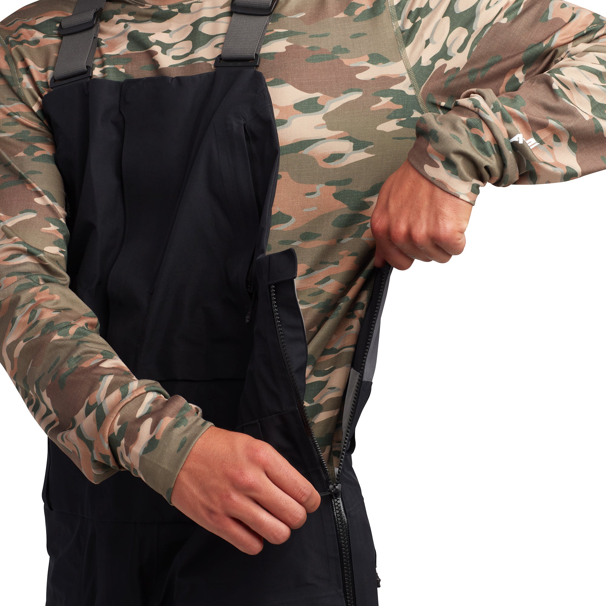 Stoker Gore-Tex 3L Bib Pants for Men - Waterproof Ski & Snowboard Bib Overalls for Winter Sports & Outdoor Activities