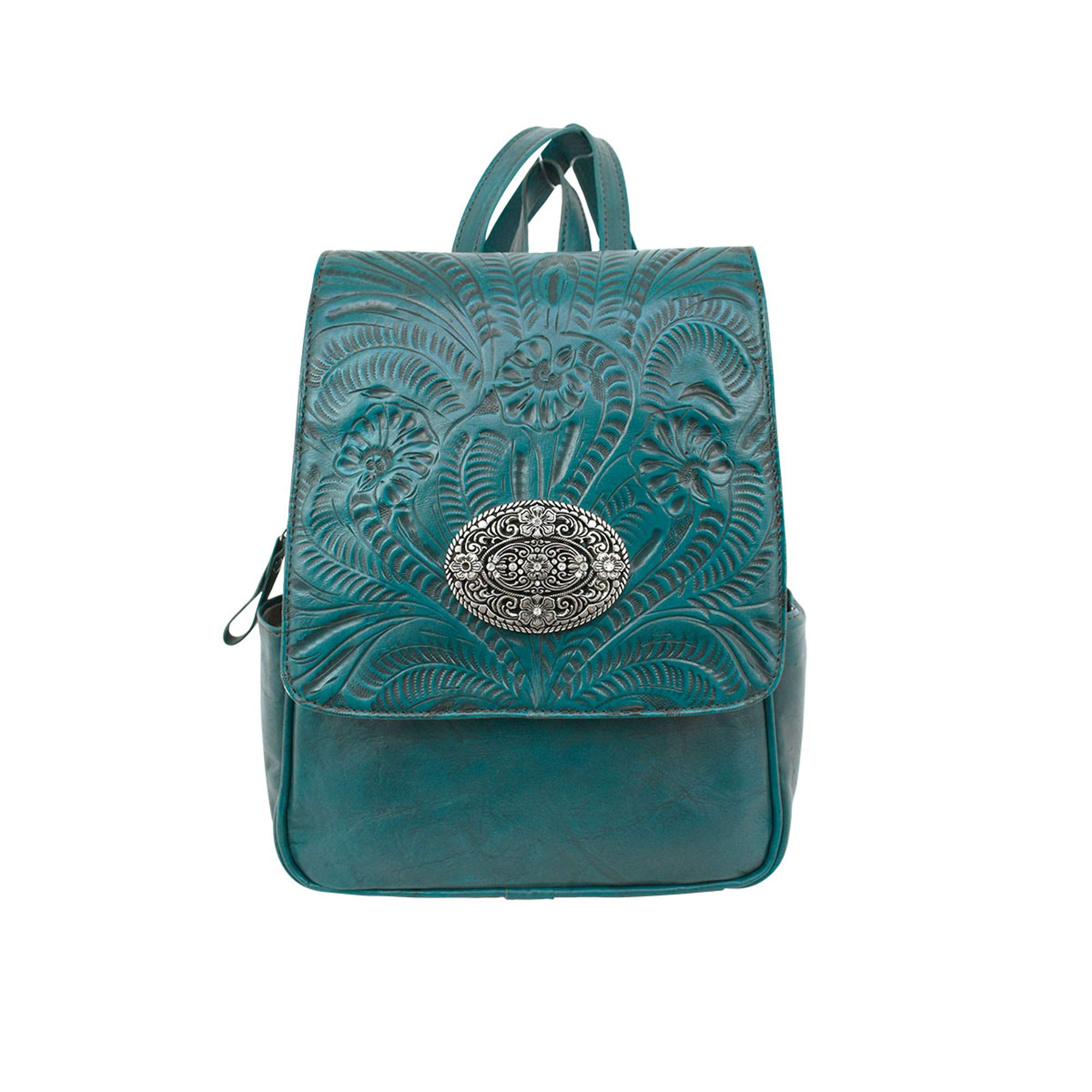 American West Lariats & Lace Leather Backpack Purse - Stylish Western Cowgirl Handbag for Women | Perfect for Rodeo, Travel & Everyday Use