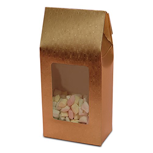 Premium Gold Square Candy Boxes - Pack of 200 | 1 9/16