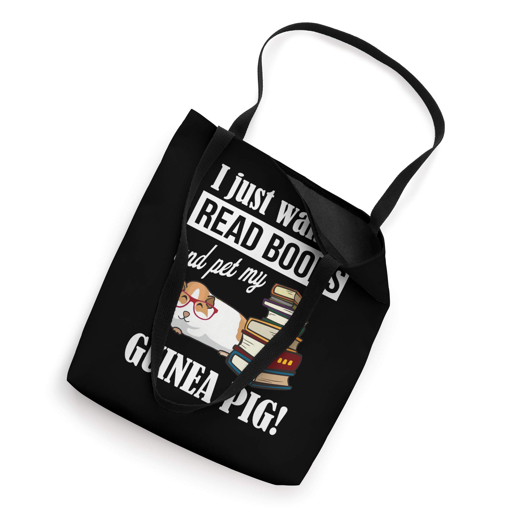Cute Guinea Pig Tote Bag for Women - Large Canvas Shopping Bag with Pockets - Perfect for Grocery Shopping, Beach Trips & Daily Use