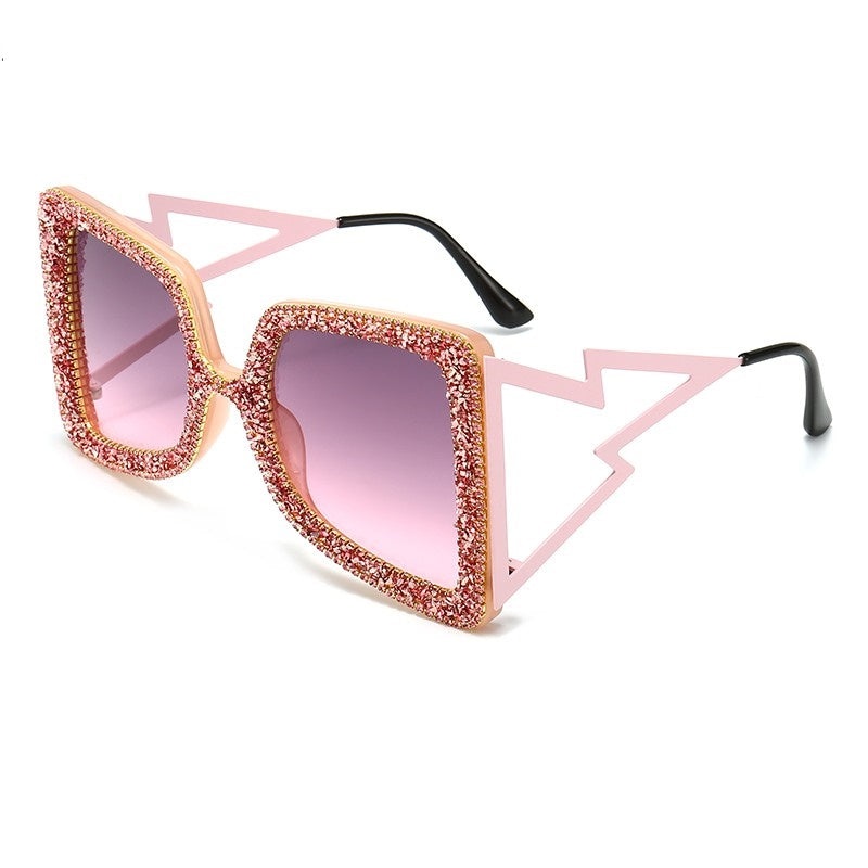 Stylish Pointed Drill Women's Sunglasses - UV Protection & Polarized Lenses for Outdoor Activities, Beach, Driving & Fashion