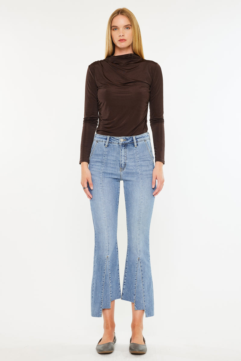 Flynn High Rise Bootcut Jeans for Women - Stretchy Denim Pants with Flattering Fit | Perfect for Casual Wear, Office & Night Out