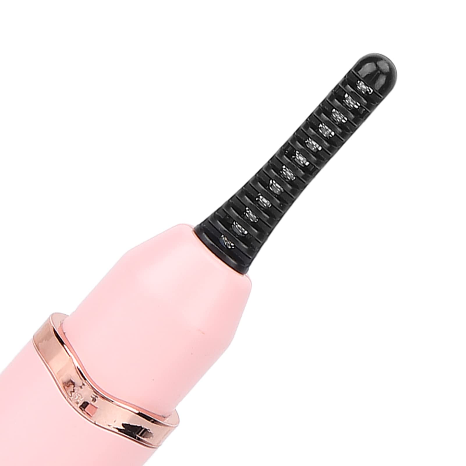Rechargeable Electric Heated Eyelash Curler - Long Lasting Battery, Safe & Easy to Use for Perfect Curls at Home or Travel (Pink) | Great for Daily Makeup, Special Occasions & Professional Styling