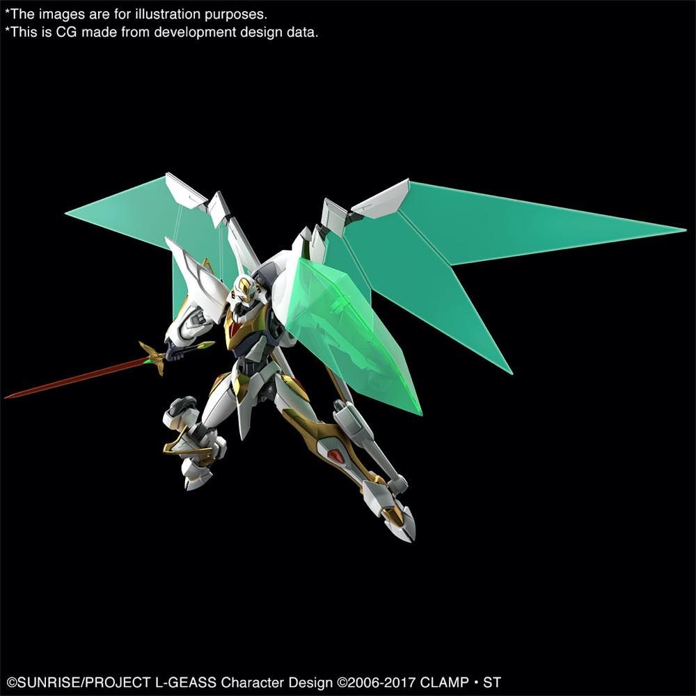 Bandai HG 1/35 Code Geass Z-01Z Lancelot Albion Plastic Model Kit - Anime Action Figure for Collectors & Hobbyists | Perfect for Display, Gifts & Cosplay Props