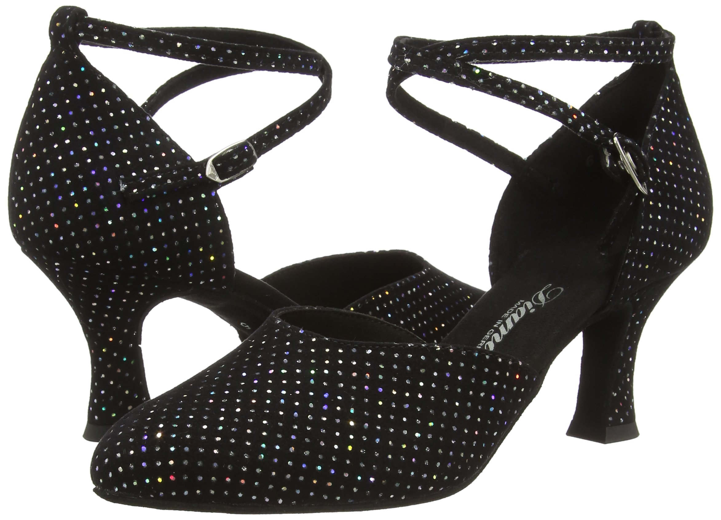 Diamant Women's Dance Shoes 058-080-034 - Professional Latin Ballroom Salsa Tango Dance Shoes for Women - Perfect for Competition, Practice & Performance