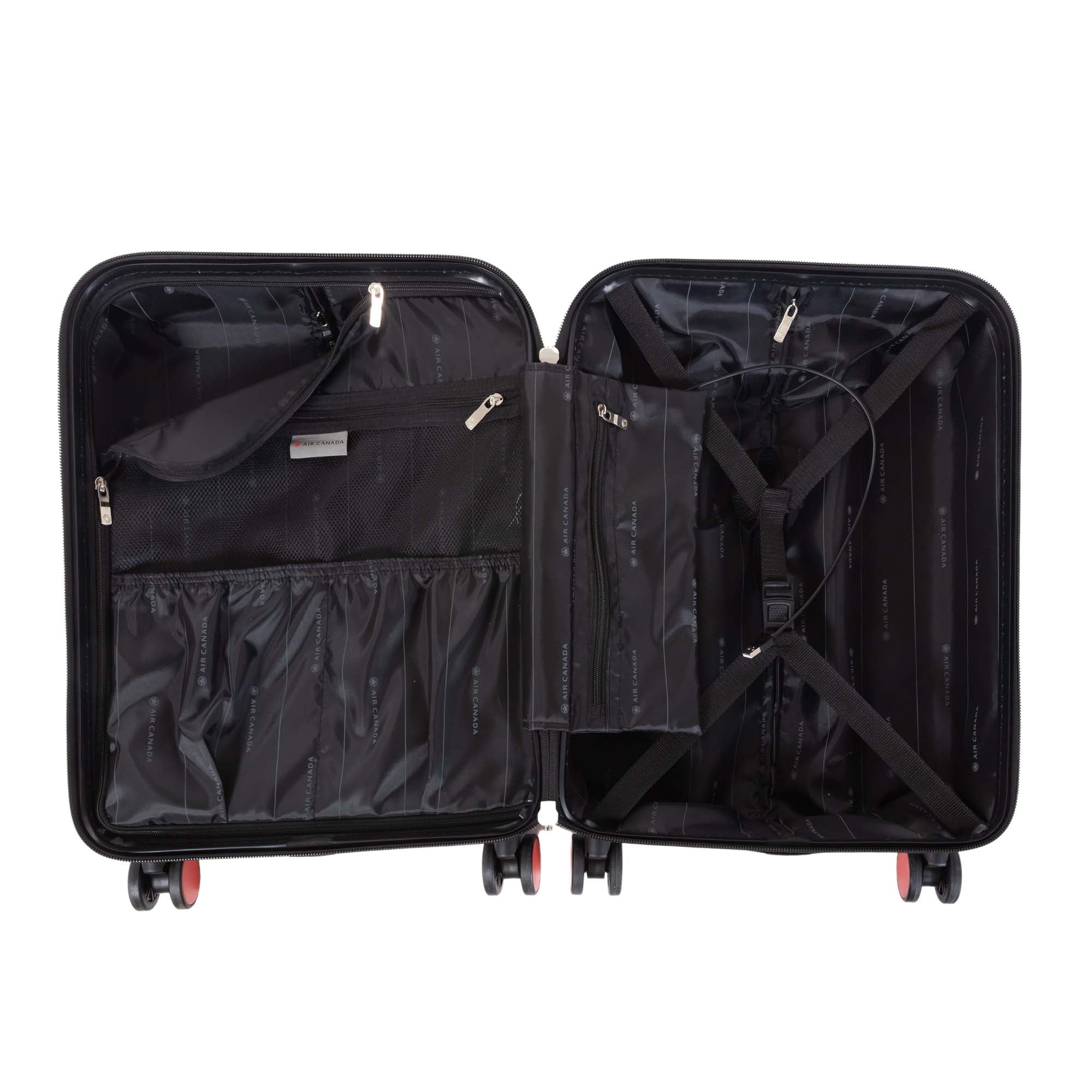Air Canada Magnum Hardside 2-Piece Luggage Set - Durable Spinner Suitcase for Travel, Carry-On & Checked Bags - Perfect for Business Trips & Family Vacations