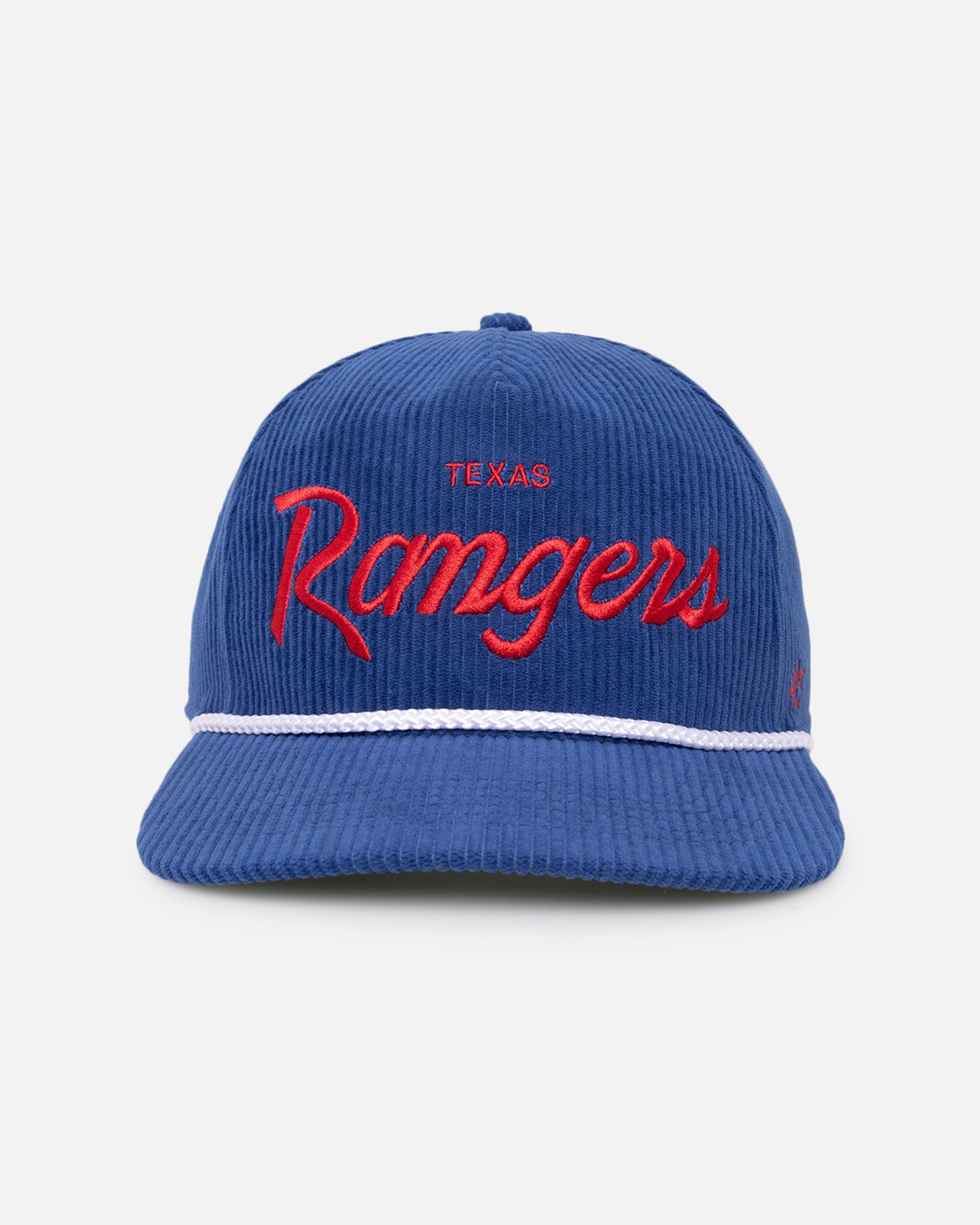 47 Brand Texas Rangers 'MLB Opening Day' Crossrope Hitch Snapback Royal Baseball Cap - Official MLB Licensed Hat for Men & Women, Perfect for Baseball Games, Sports Events and Casual Wear