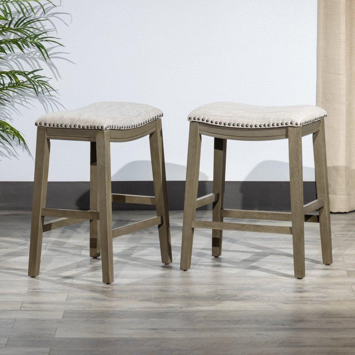 DTY Indoor Living Aurora Saddle Stool - 25