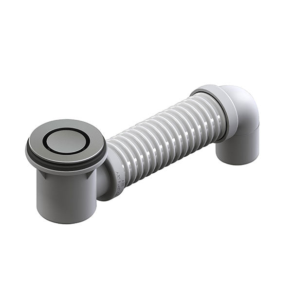 ART Australia Bath Bend Pop Down® Chrome Connector - Durable Shower & Bathtub Faucet Adapter for Easy Installation