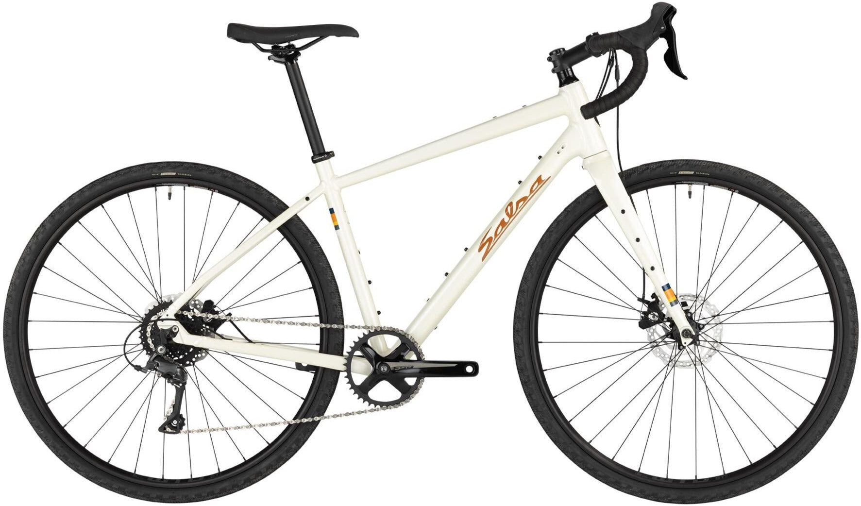 Salsa Journeyer Advent 700C Gravel Bike - Lightweight Aluminum Frame, Disc Brakes, All-Terrain Tires for Adventure Cycling, Commuting & Road Tours