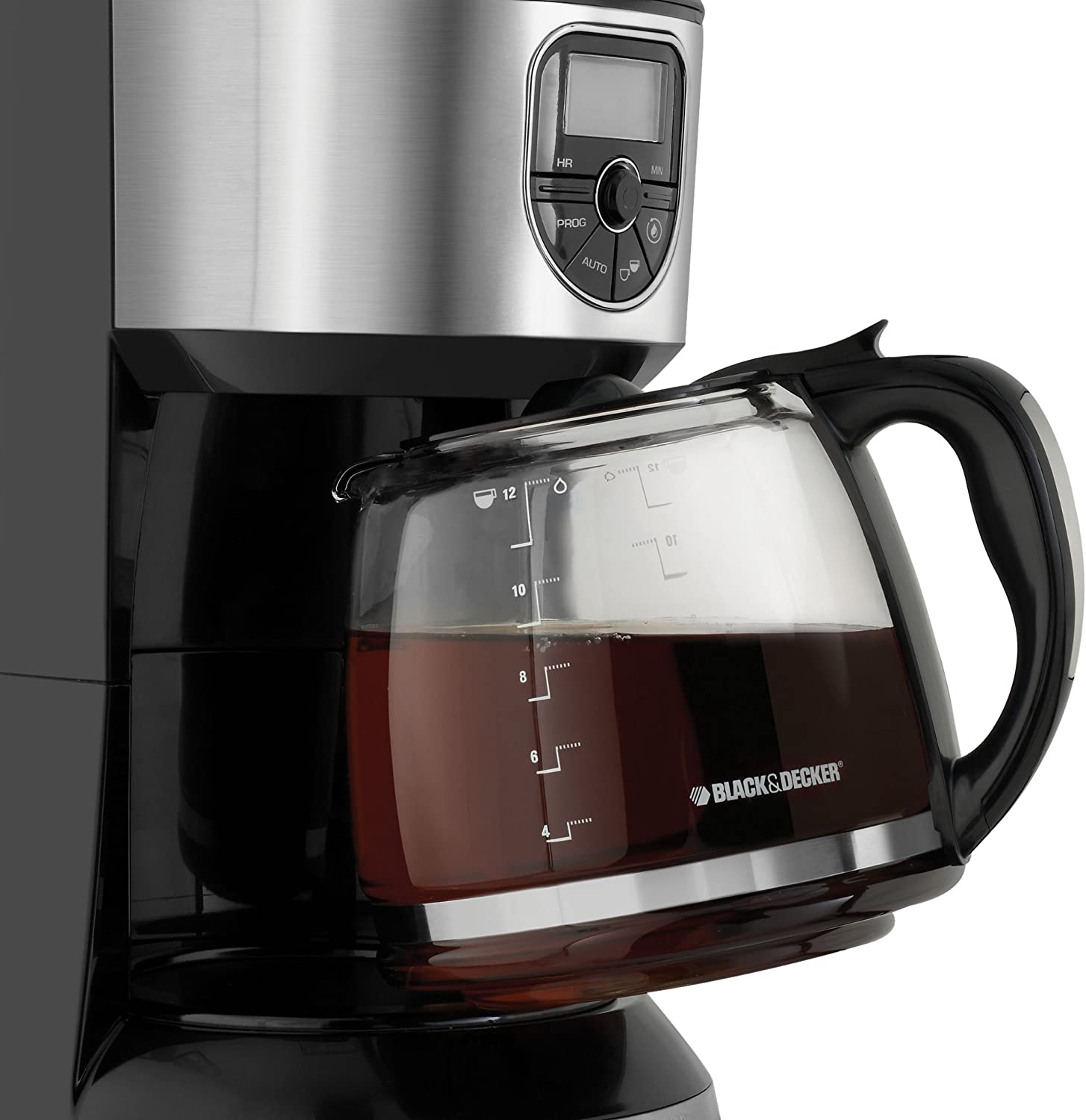 BLACK+DECKER CM4000SC 12-Cup Programmable Coffee Maker with Auto Shutoff - Factory Certified & Full Warranty - Perfect for Home, Office, or Dorm Use