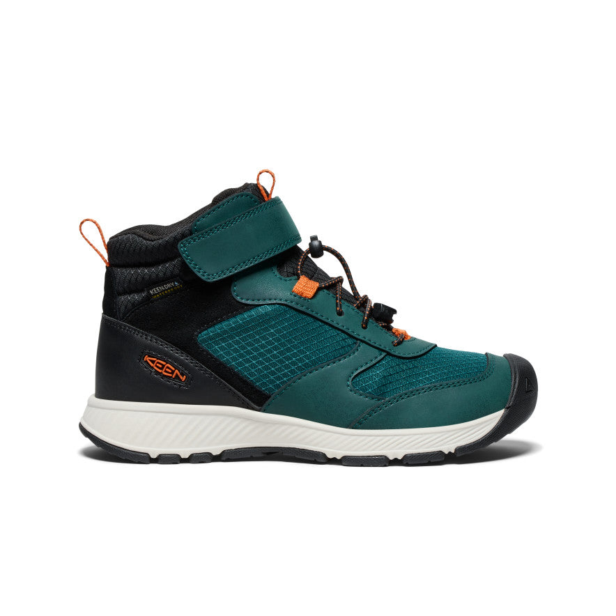 Big Kids' Skua Waterproof Winter Boots - Ponderosa Pine/Gold Flame - Warm Snow Boots for Boys & Girls - Perfect for Snow Play, Hiking & Outdoor Adventures