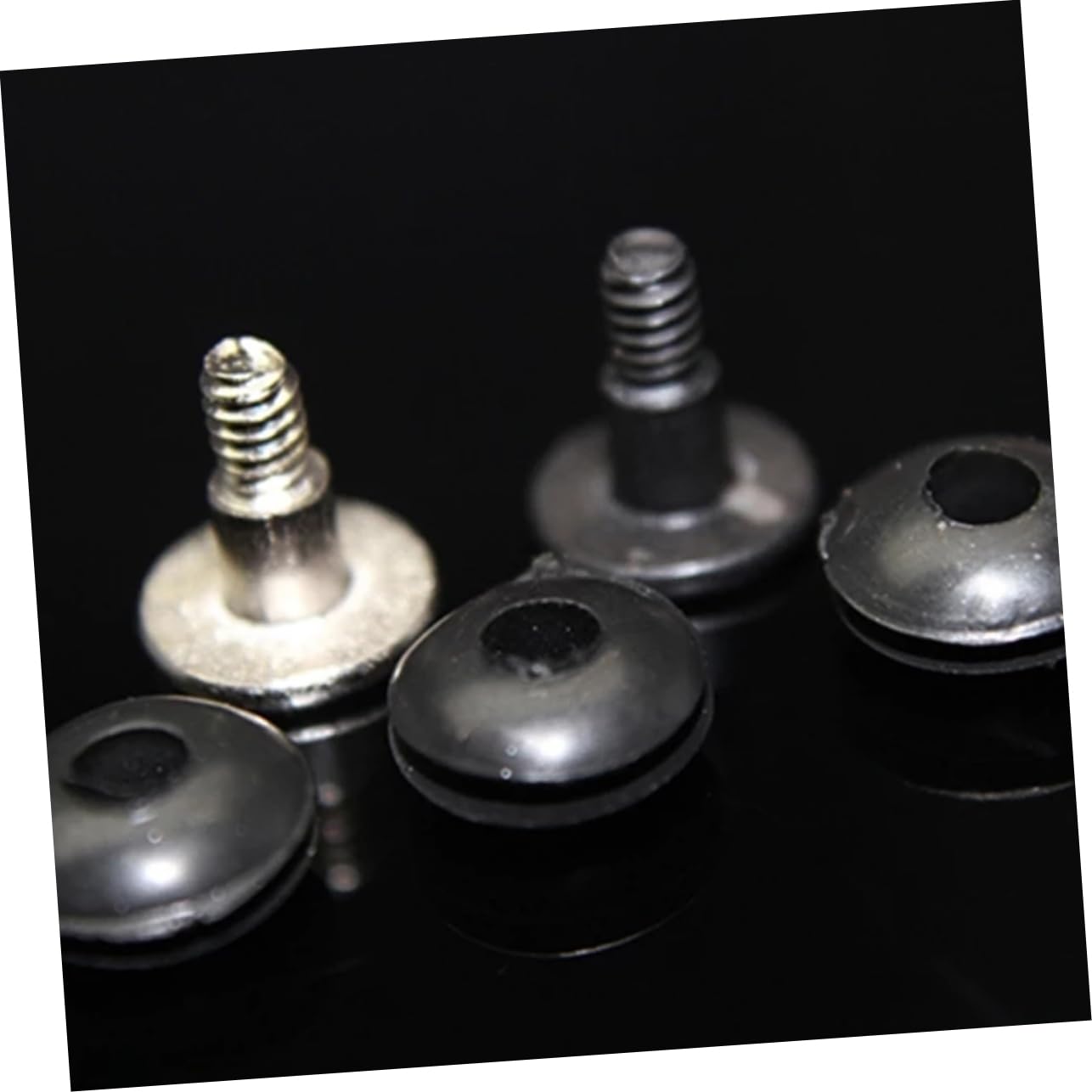 20pcs Hard Disk Damping Screws for Laptop & Computer Mounting | Motherboard & Hard Drive Standoffs | Shock-Absorbing Rubber Apron for Computer Cases | Ideal for Laptop Repair & PC Assembly
