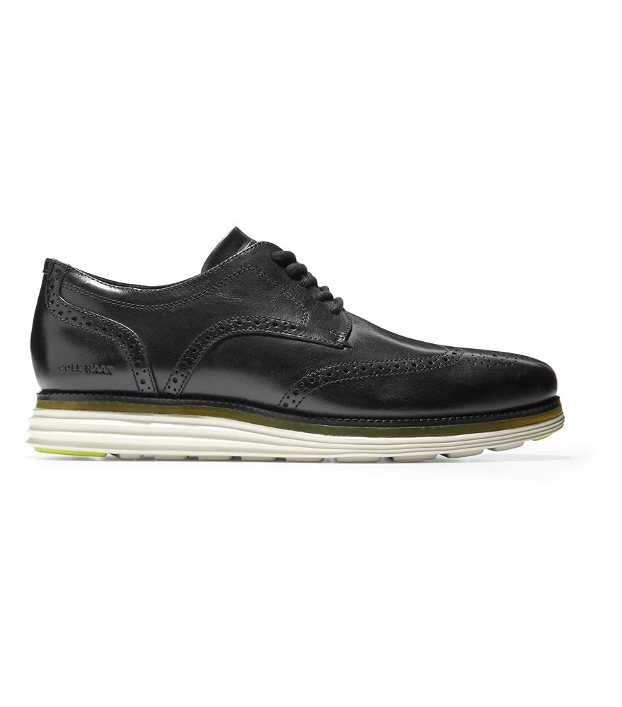 Cole Haan Men's OriginalGrand Wingtip Oxford Dress Shoes - Comfortable Meridian Leather for Business & Formal Occasions