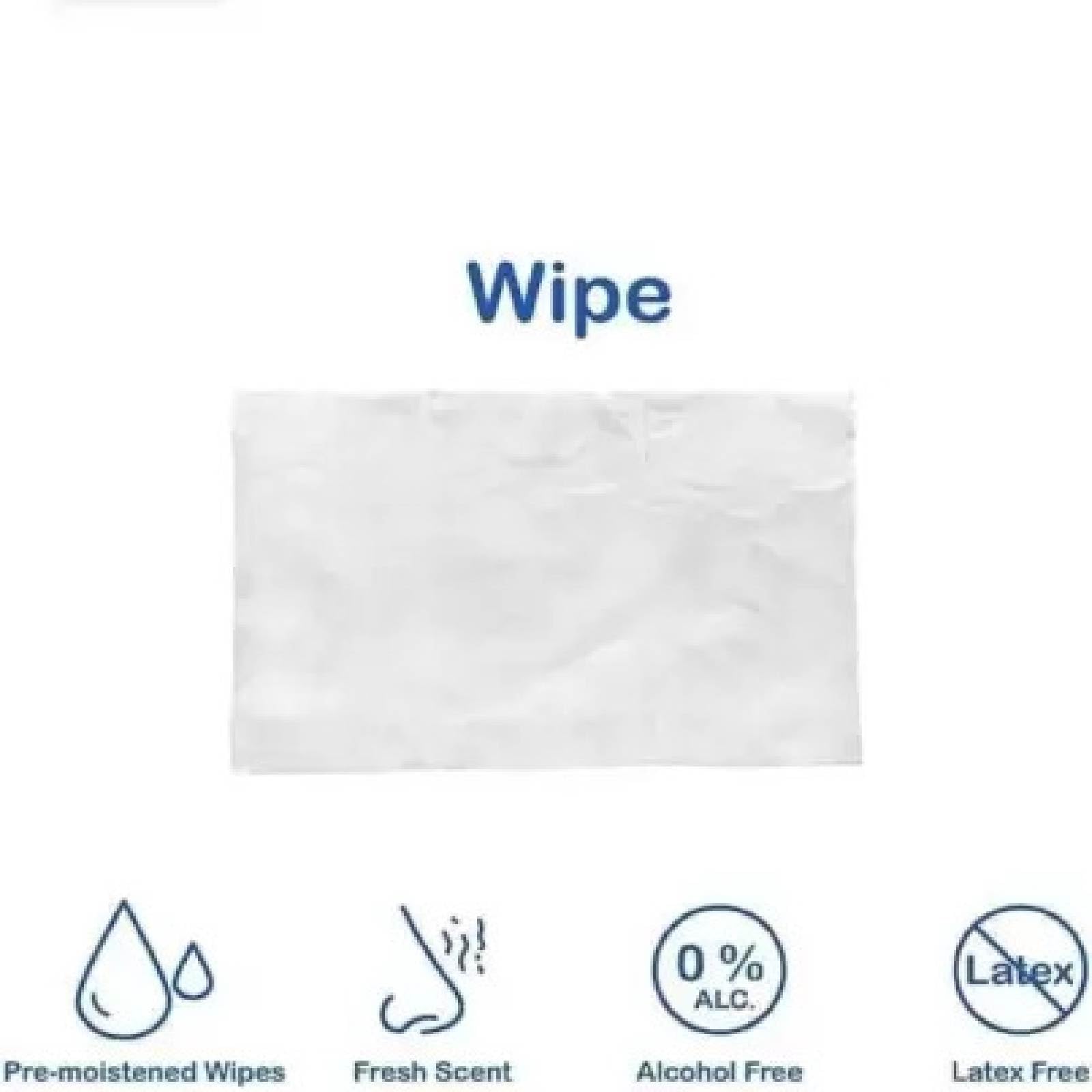 4-Pack Makeup Remover Wet Wipes (30 Wipes Per Can) - Gentle Cleansing Facial Tissues for Makeup Removal, Travel & On-The-Go Skincare