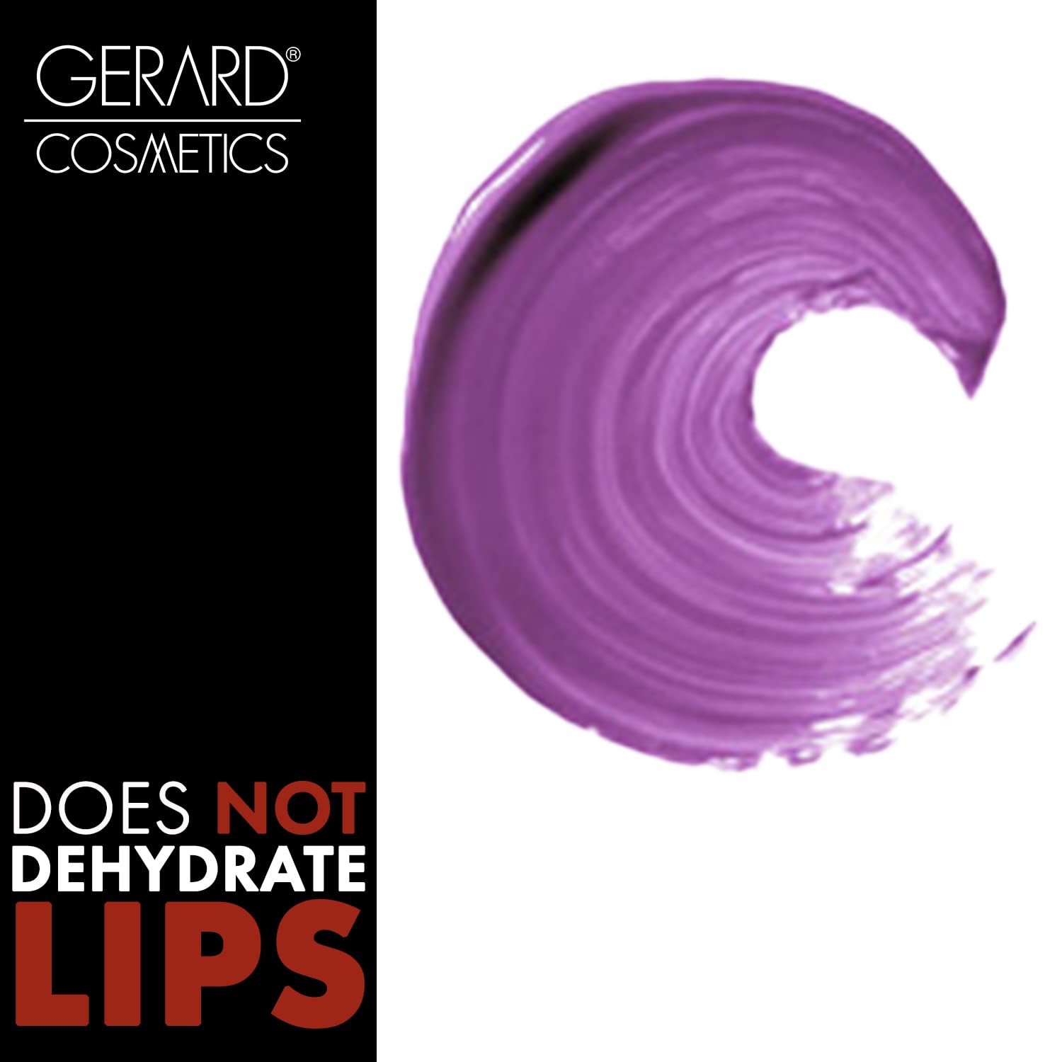 Gerard Cosmetics Wild Orchid Lip Gloss - Super Pigmented Purple Lipstick with LED Light & Mirror, Hydrating Shiny Liquid Lip Color | Cruelty-Free, Made in USA | Perfect for Night Out, Parties & Special Occasions
