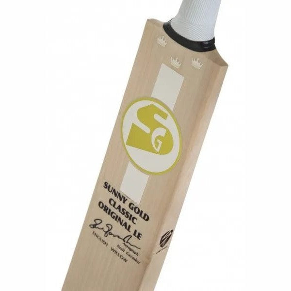 SG Sunny Gold Classic Limited Edition Adult Cricket Bat - Premium Performance for Professional & Recreational Cricket Players - Perfect for Matches, Training & Backyard Play