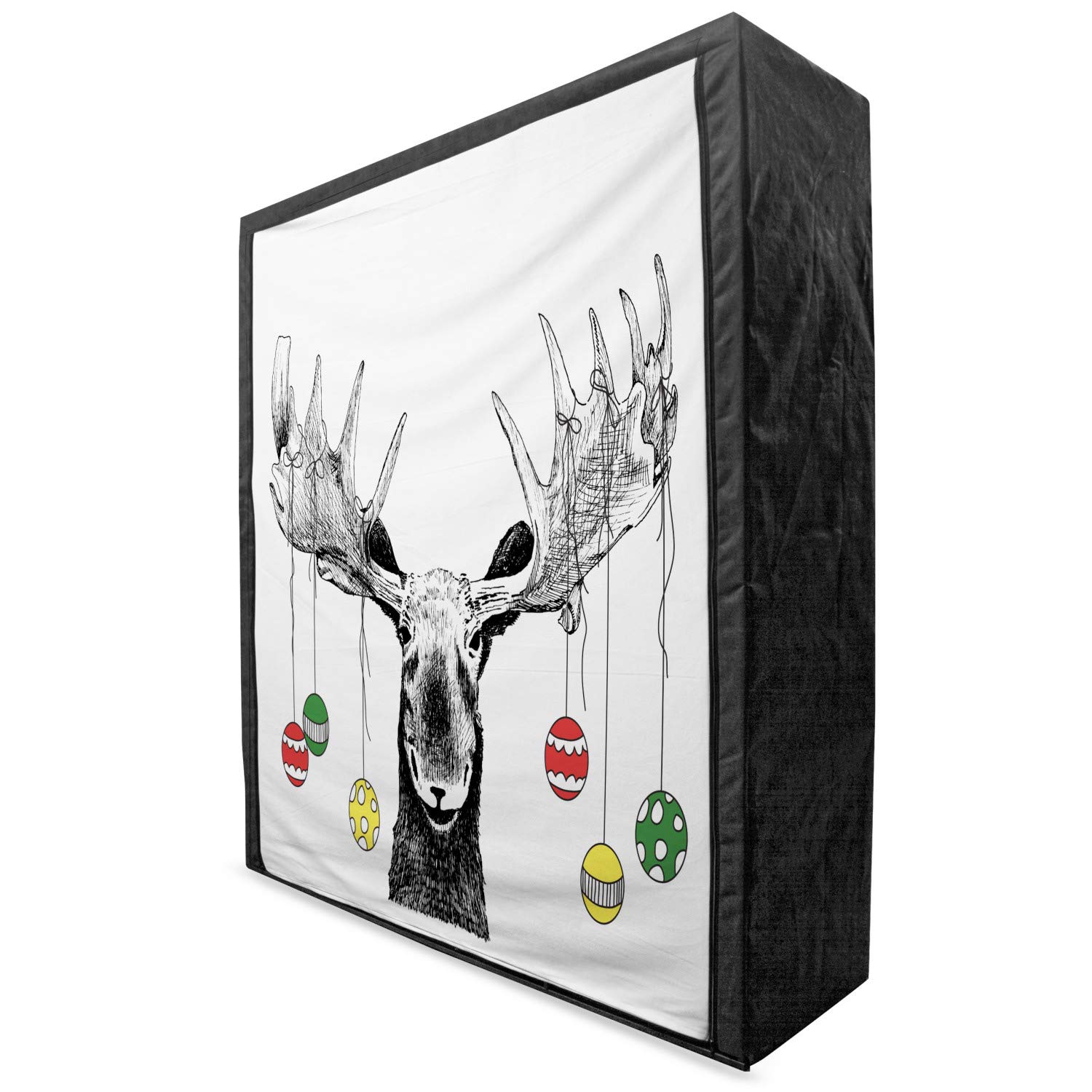 Ambesonne Moose Portable Fabric Wardrobe - 59