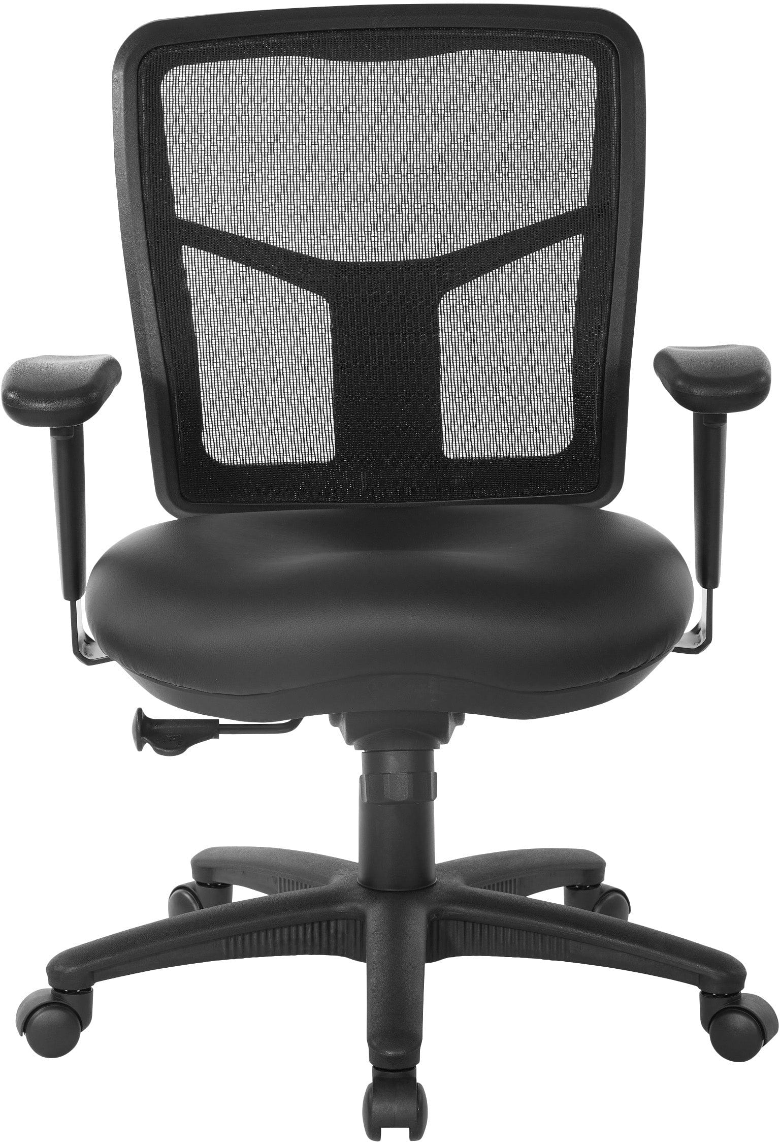Office Star ProGrid® Mesh Back Manager's Chair with Lumbar Support - Ergonomic Office Chair for Back Pain Relief, Adjustable Height & Tilt, Swivel Rolling Desk Chair for Home & Office Workspace [92553]