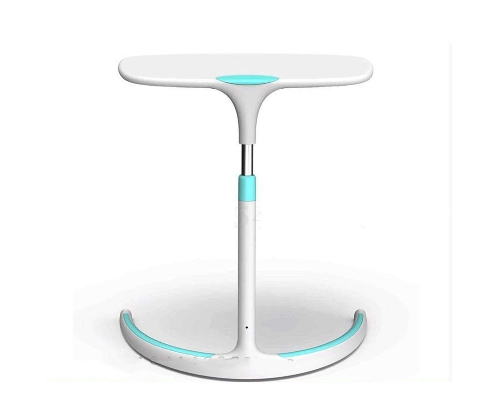FHT Adjustable Mobile Laptop Desk for Bed, Sofa & Floor - Portable Lap Table with Removable Tray, Lightweight & Sturdy Writing Desk for Work, Study, Gaming - Perfect for Home, Office & Dorm (Blue)
