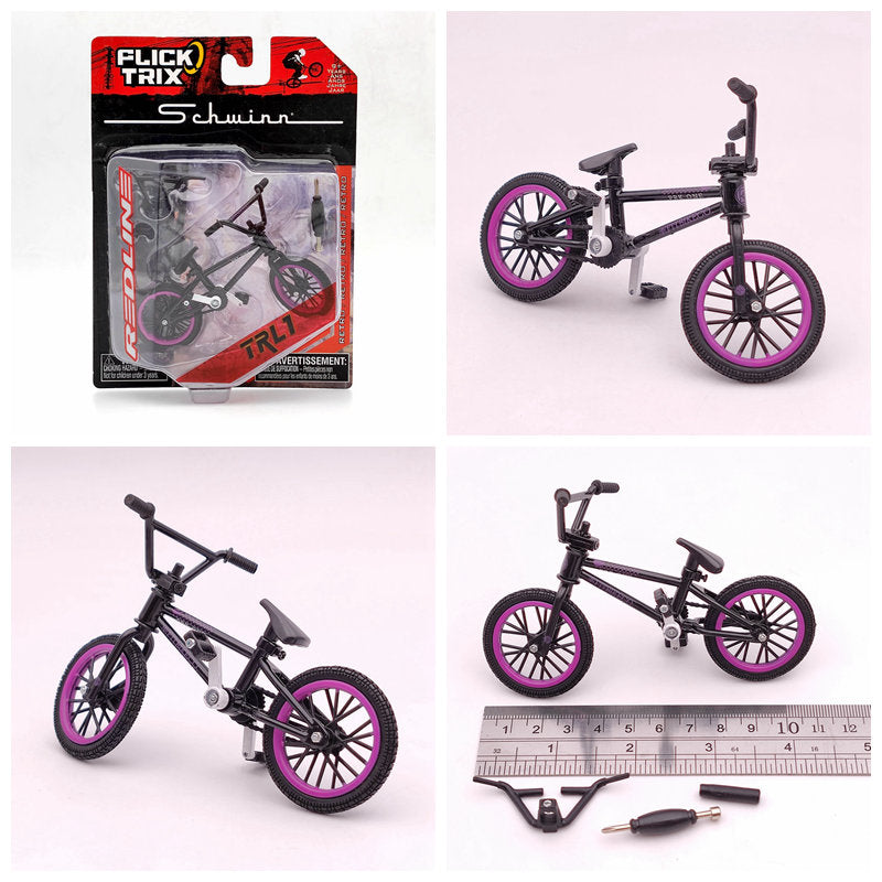 Premium Finger Bike FLICK TRIX Mini BMX Diecast Model Toy - Collectible Miniature Bicycle for Kids & Adults - Perfect for Office Desk Decor, Stress Relief, and Gift Giving
