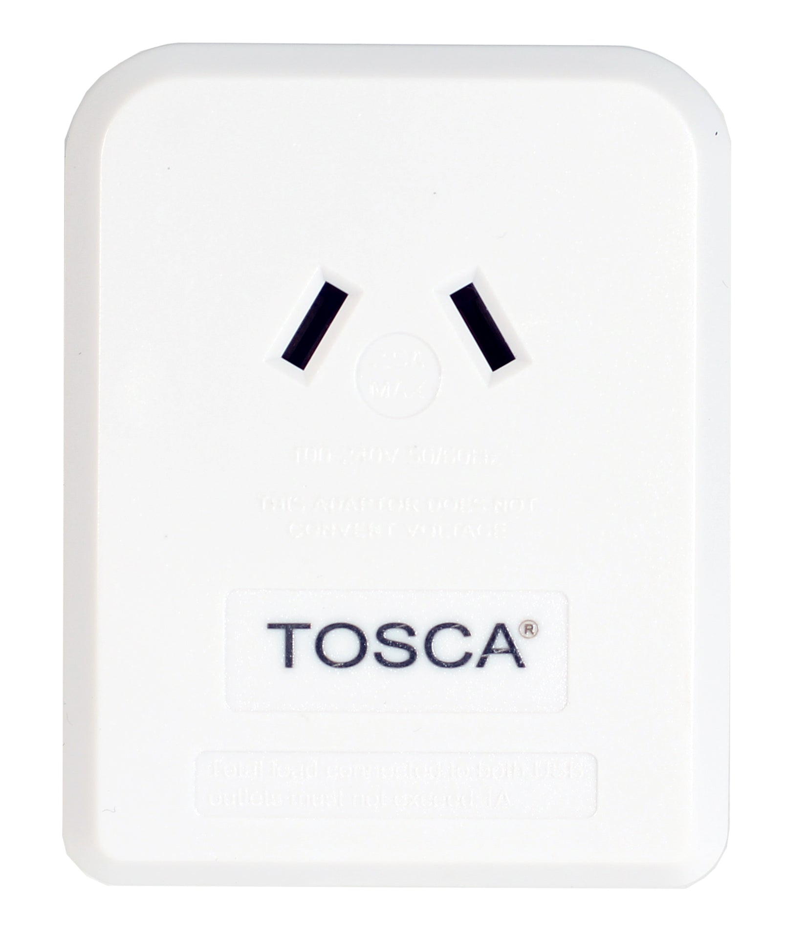 Tosca TCA046 Universal USB Adapter - White | Multi-Port Charger for Laptop, Phone & Tablet | Perfect for Home, Office & Travel