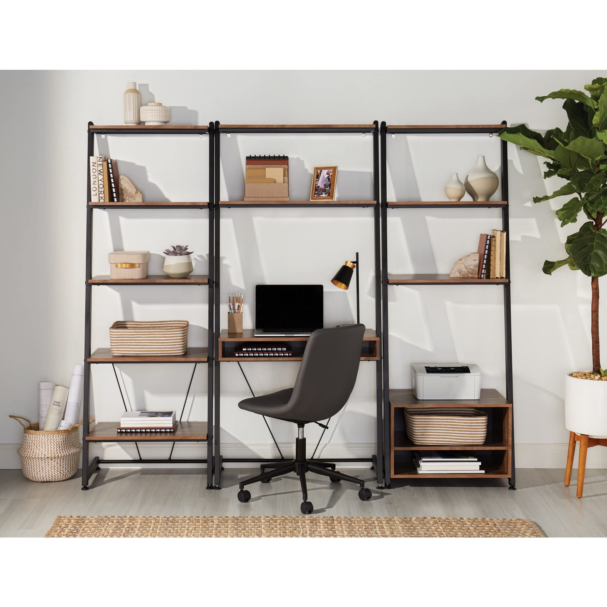 Realspace™ Vilara LED Desk Lamp with USB & Qi Wireless Charger - 16