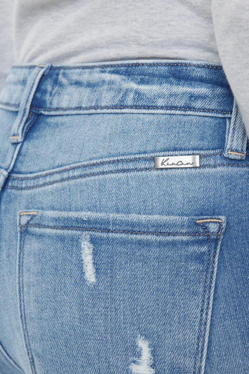 Rosecrans Mid Rise Flare Jeans for Women - Vintage Inspired Stretch Denim Pants - Perfect for Casual Outfits & 70s Style Fashion