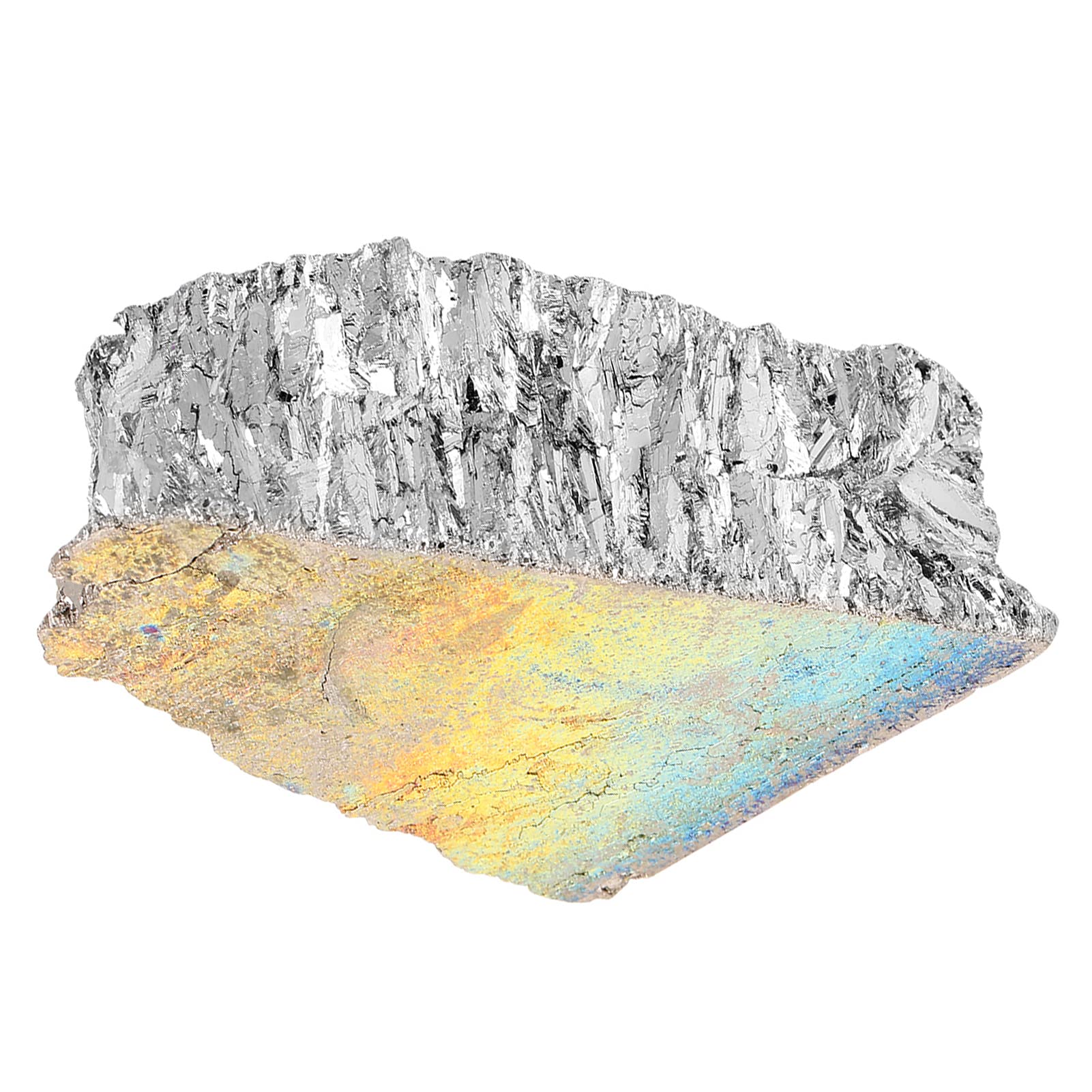 High-Purity Bismuth Ingot & Crystal - Low Conductivity for Semiconductors, Cosmetics, Superconductors & Flame Retardants | Perfect for Lab Experiments, Jewelry Making & Electronic Components