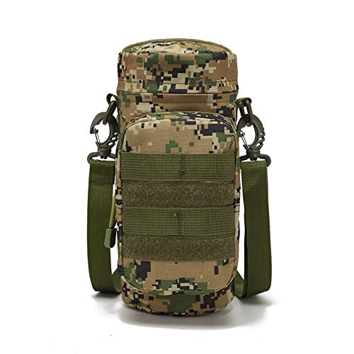 Tactical MOLLE Water Bottle Holder - Military Style Hydration Pouch for Backpacks, Belts & Gear - Ideal for Hiking, Camping & Outdoor Adventures